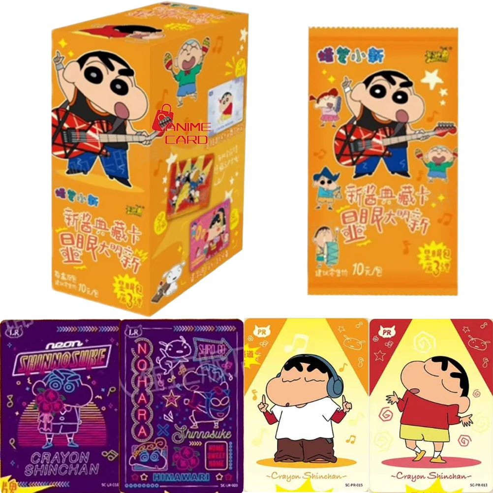 KAYOU Genuine Crayon Shinchan Card Rock Shinchan Conspicuous Daming Turns Into A Big Star Anime Collectible Card Toys Gifts