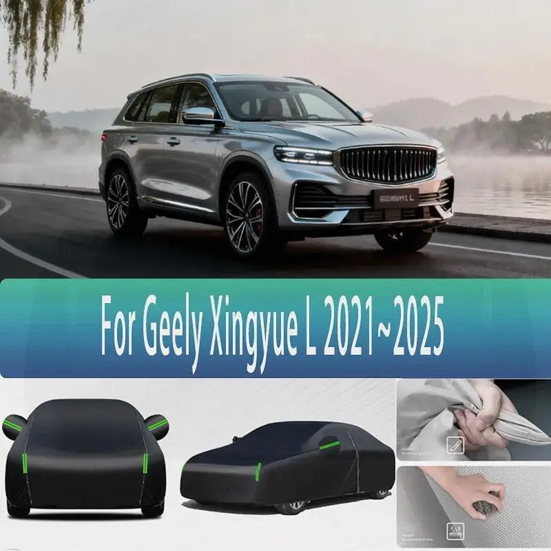 For Outdoor Protection Waterproof Dustproof Full Car Cover Sunshade for Geely Xingyue L 2021-2023 Car Covers