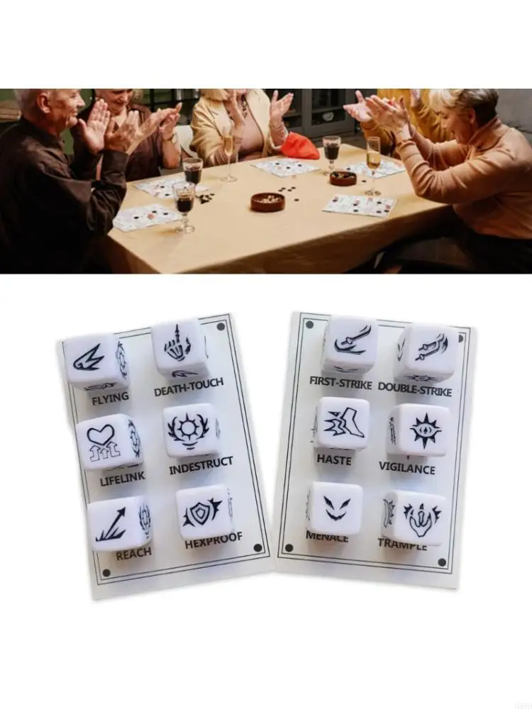 

Round Corner 6 Sided Dices Role Playing Dices Math Counting Teaching Tool