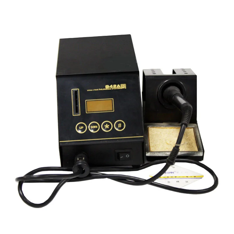 942A Intelligent constant temperature soldering station  adjustable temperature soldering station household maintenance welding