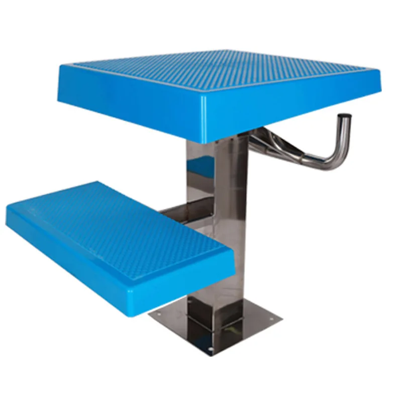 Inflatable Deck Platform Fiberglass Shell Swim for Starting Block Swimming Underwater Floor Lift Jump Pool