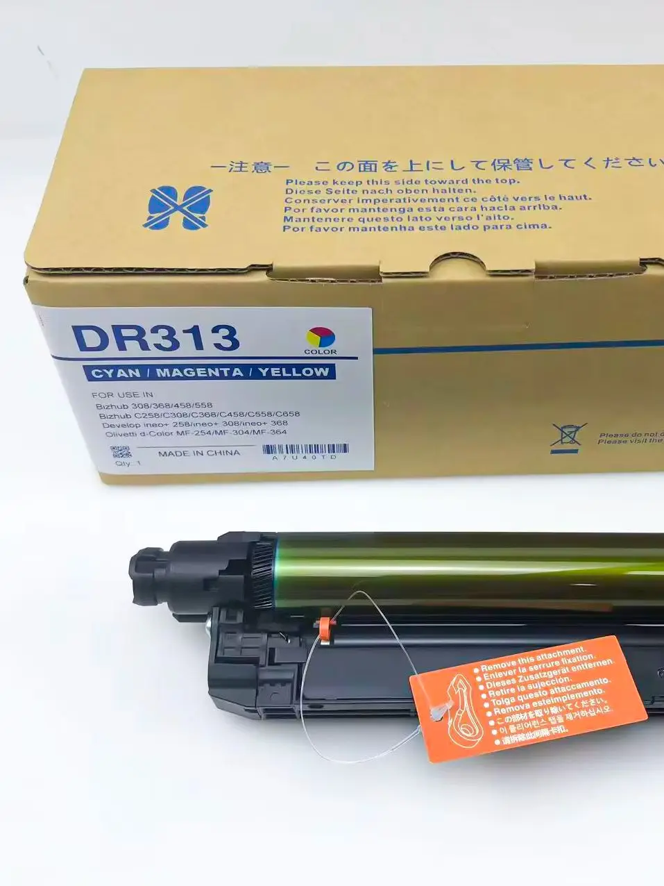 DR313K DR313 Drum Unit A7U40TD Black 130K  for KONICA MINOLTA Bizhub C258 C308 C368 C458 C558 C658 A7U40RD CMY