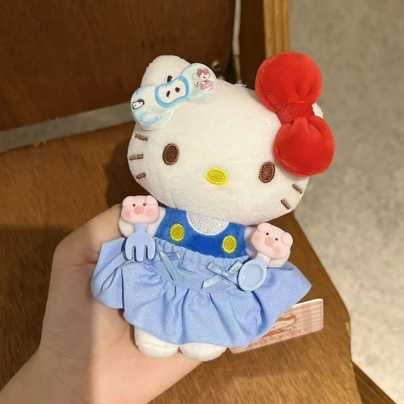 Sanrios Hellokittys pluche sleutelhanger hanger voor schort schattige hangende decoratie tas charme trendy ornament tas hangende decoratie