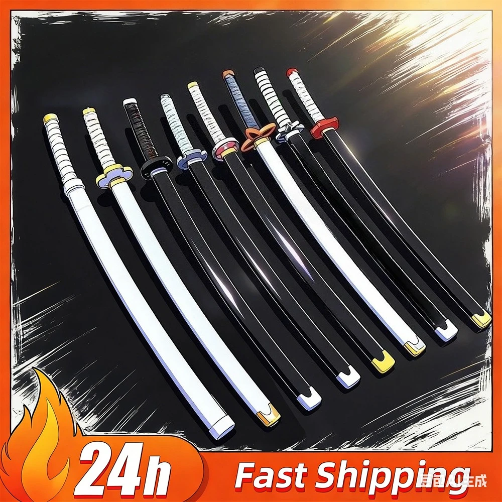 26CM Katana Japanisches Anime-Samurai-Schwert Kamado Tanjir Messer Metallwaffen Desktop-Sammlerstücke Spielzeugschwerter