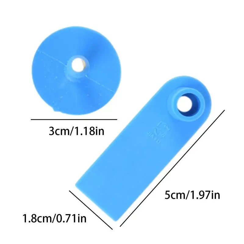 Livestock Ear Tags 100PCS Ear Tags With Numbers Livestock Tagging Tool Wear-Resistant Animal Identification Tags Cow Ear Tags