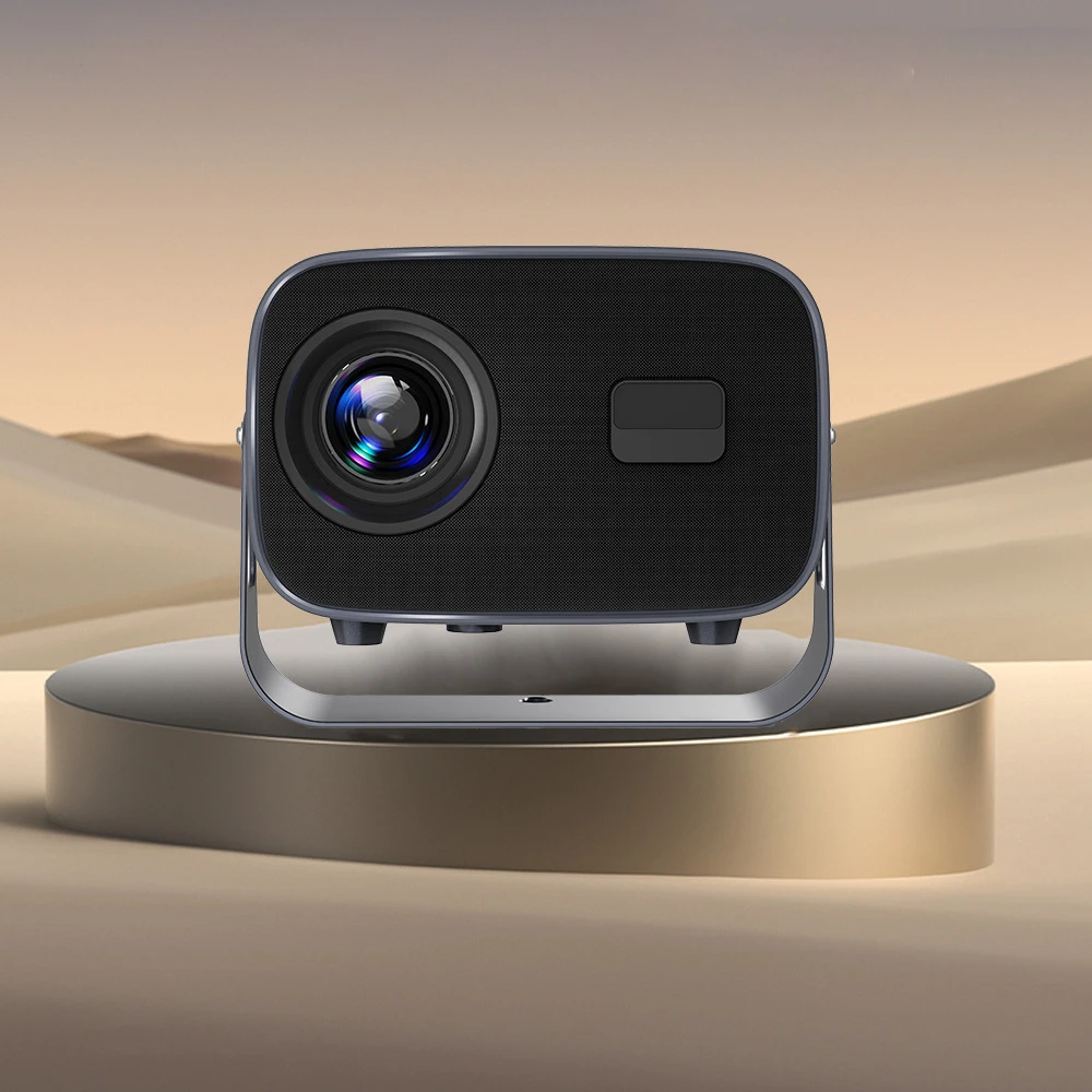 360 Degree Rotatable Smart Projector Native 720P 4K Decoding Dual WiFi Auto Focus Screen Mirroring Low Noise Home Cinema Outdoor