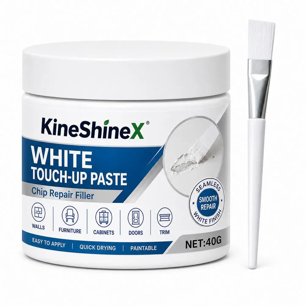 Wood Repair Paste White Furniture Touch Up Filler For skirting line Scratches Chips Doors Cabinets Window Trim Construction Tool