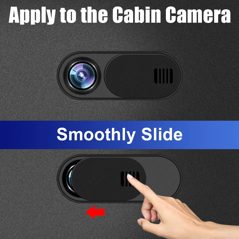 Für Tesla Modell 3 Y Auto Innen Kamera Abdeckungen Webcam Blocker Objektiv Abdeckung Privatsphäre Protector Rutsche Zu Schließen/Öffnen auto Zubehör