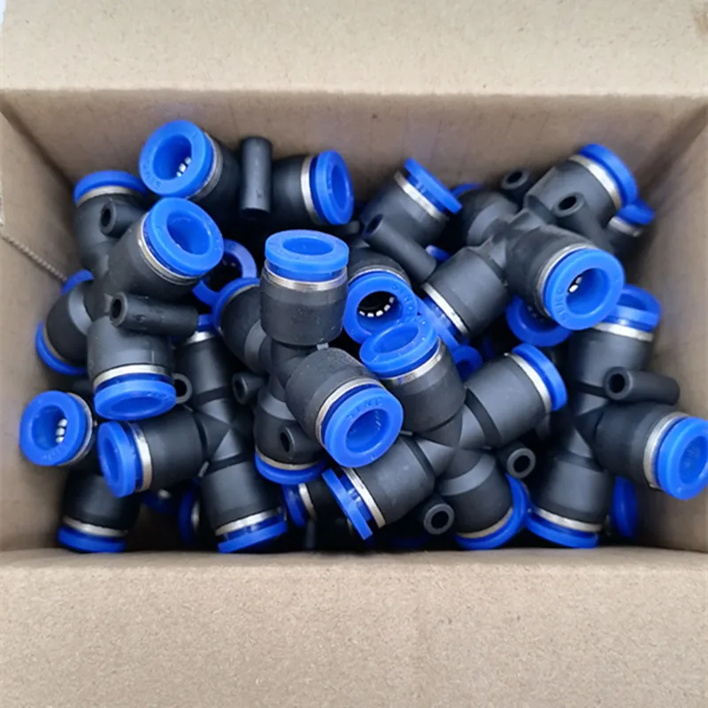 

100pcs/lot Pneumatic fittings PZA-8 PZA-4 PZA-6 PZA-10 PZA-12 four Way Cross pneumatic pipe fitting 6mm 8mm 10mm 4mm