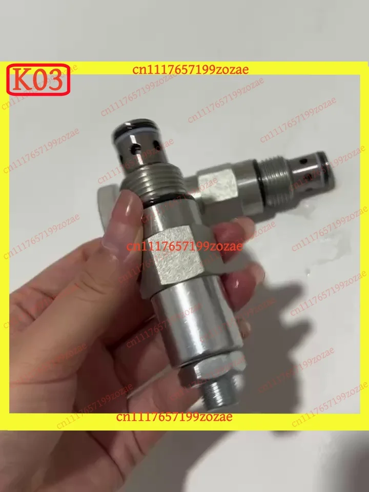 K03 Hydraulic Threaded Direct Acting Relief Valve RV10-00 Pressure Regulating Range 7-250bar Control Valve