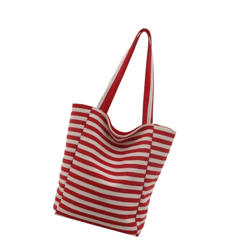 كيس عمل من القماش المحصور أكياس الكتف العصرية حقيبة يد للتسوق شاطئ #5