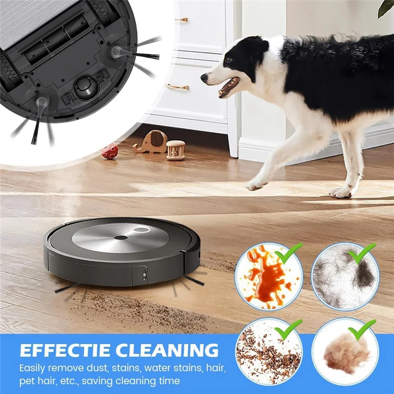

THIVN-12Pcs Replacement Parts For Shark IQ And AI Series Robot Vacuum Accessories, Replacement Side Brushes