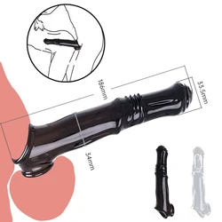 Horse Dildo Lengthen Sleeve For Penis Delay Loop Cock Sex Toys For Men Delayed Penis Rings Erotic Products With Ejaculation