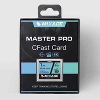 KingSpec C Fast Card CFast 2.0 512GB 256GB 1TB Memory Card 525MB/s Flash Card Memory Card For Full HD 3D 4K Video Camera