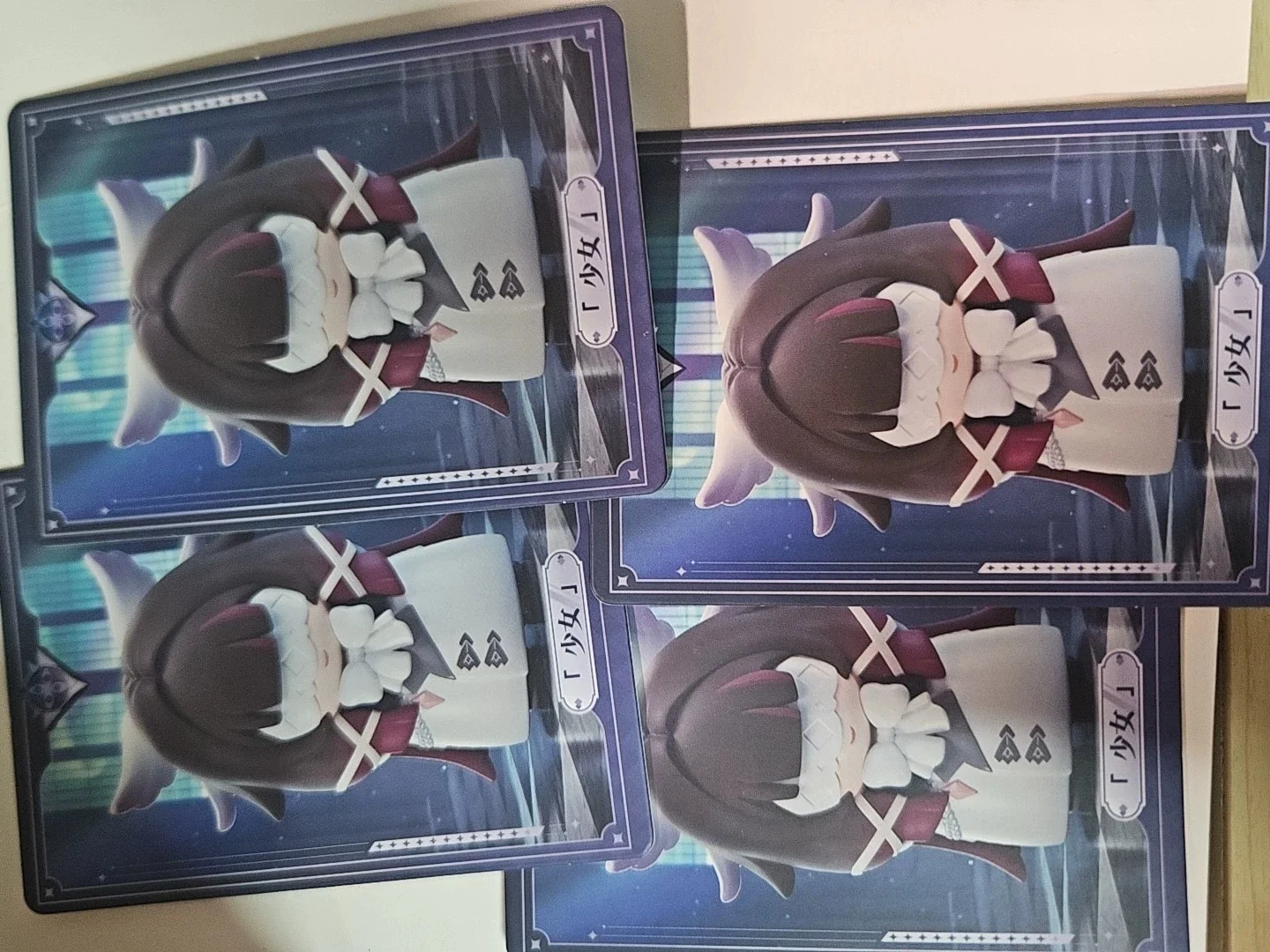2025 New Arrival In Stock Genshin Impact Fatui Columbina Blind Box Frost Flame Series  Q-version PVC Figure Collection Cosplay