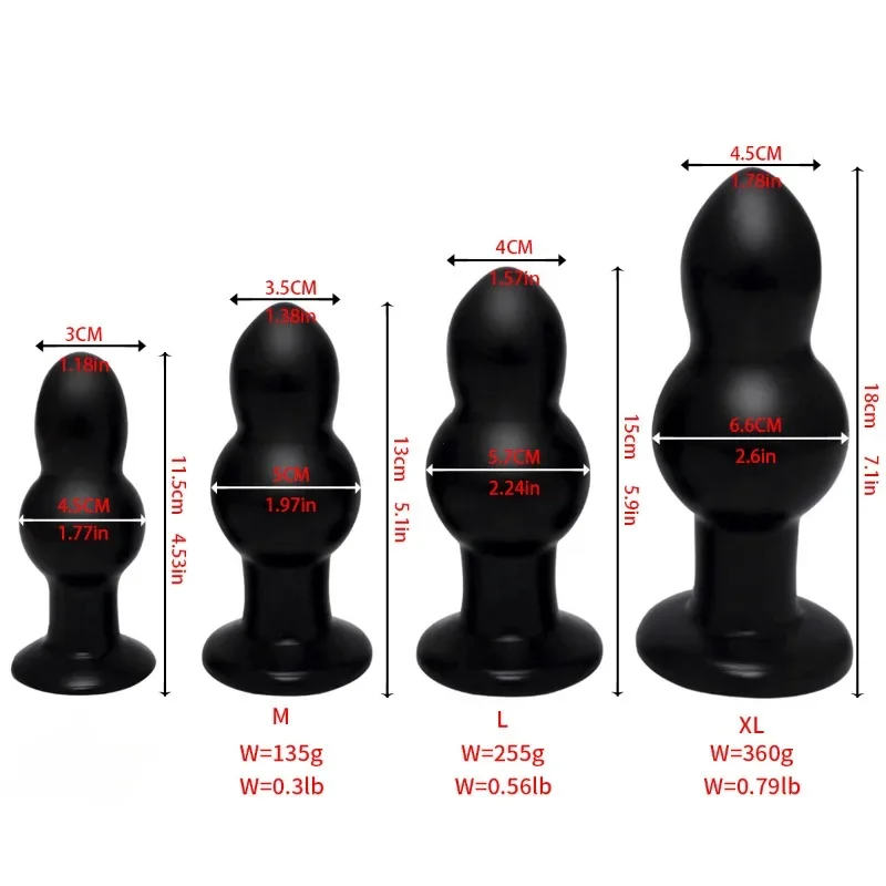 plug anal 4cm Why the 3-Size Large Anal Plug is the Ultimate Choice for Beginners and  Experienced Users Alike