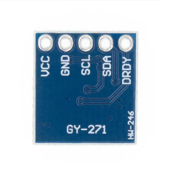 GY-271 QMC5883L DC 3-5V Electronic Compass Compass Module 3-Axis Magnetic Field Sensor
