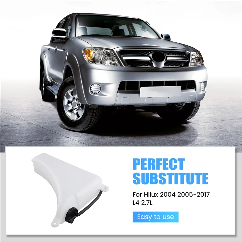 

HOT-Front Coolant Reservoir Expansion Tank For Toyota Hilux 2004 2005-2017 L4 2.7L 16470-0C040 164700C040,Front Coolant Reservoi