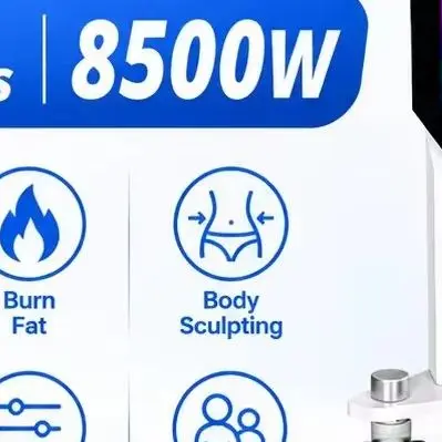 Professional MYOslim Slimming Machine 200HZ EMS Electro Muscle Stimulation 4/5 Handles Weight Loss Body Butt Build 8500W