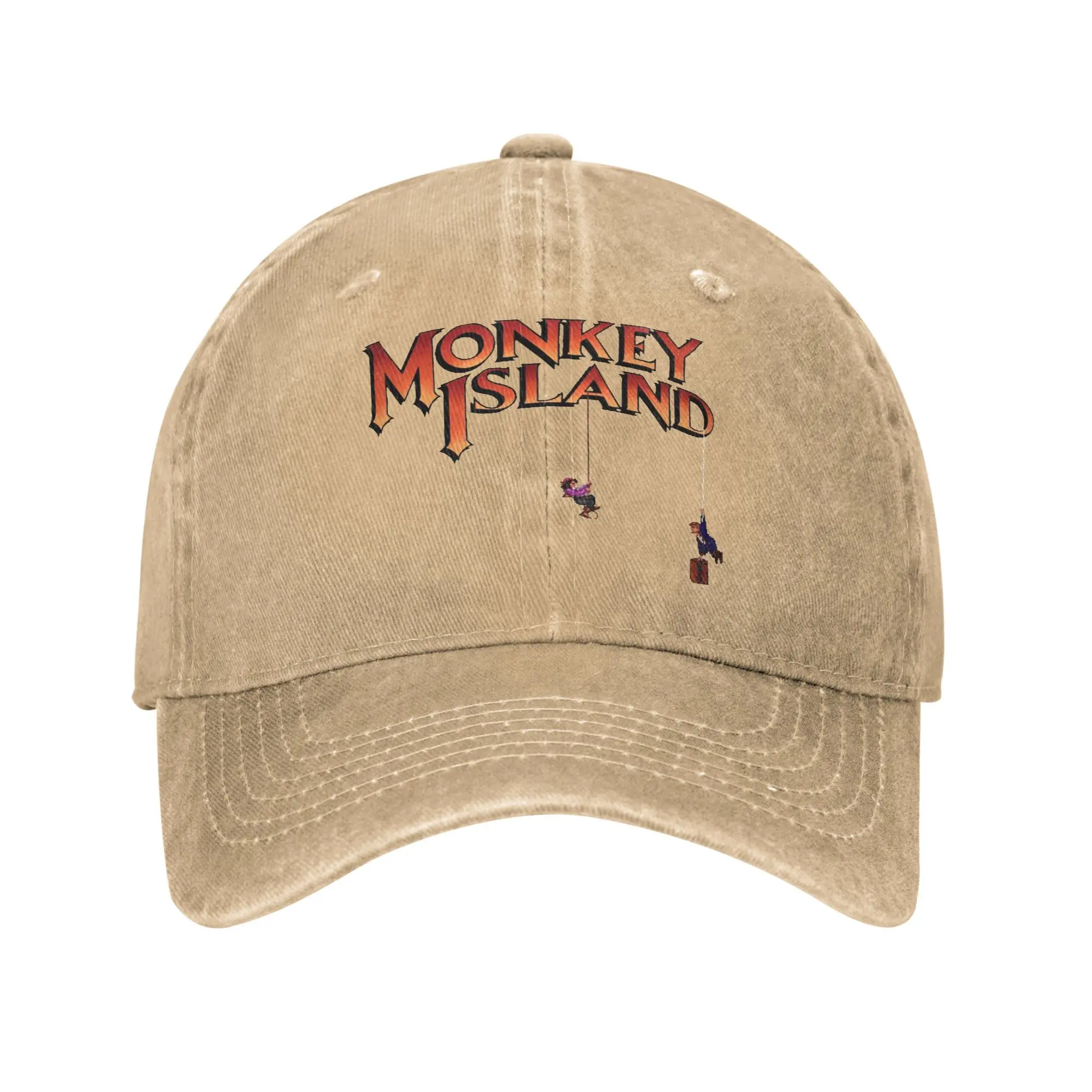 

Baseball Cap The Secret Of Monkey Island Logo Summer Casual Trucker Hat Couple Women Print Hiking Fishing High Quality Caps