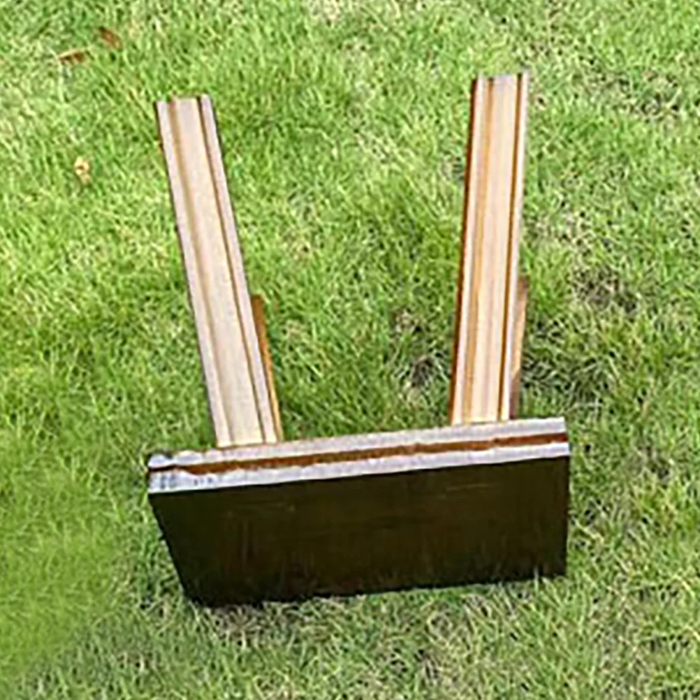 

Wooden Step Stool Small Foot Stool for Bathroom Kitchen Bedroom Shoe Changing Dance Rustic Indoor Bench