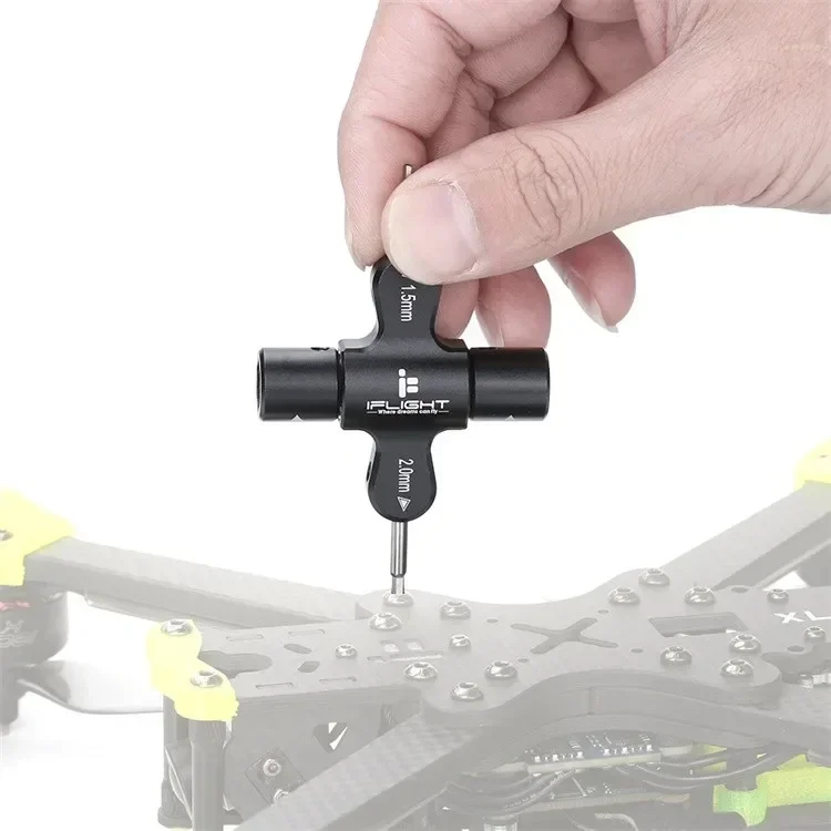 iFlight Quad M5 Wrench 1.5mm/2mm screwdriver with Built in One Way Bearing Tool for RC Drone FPV Racing