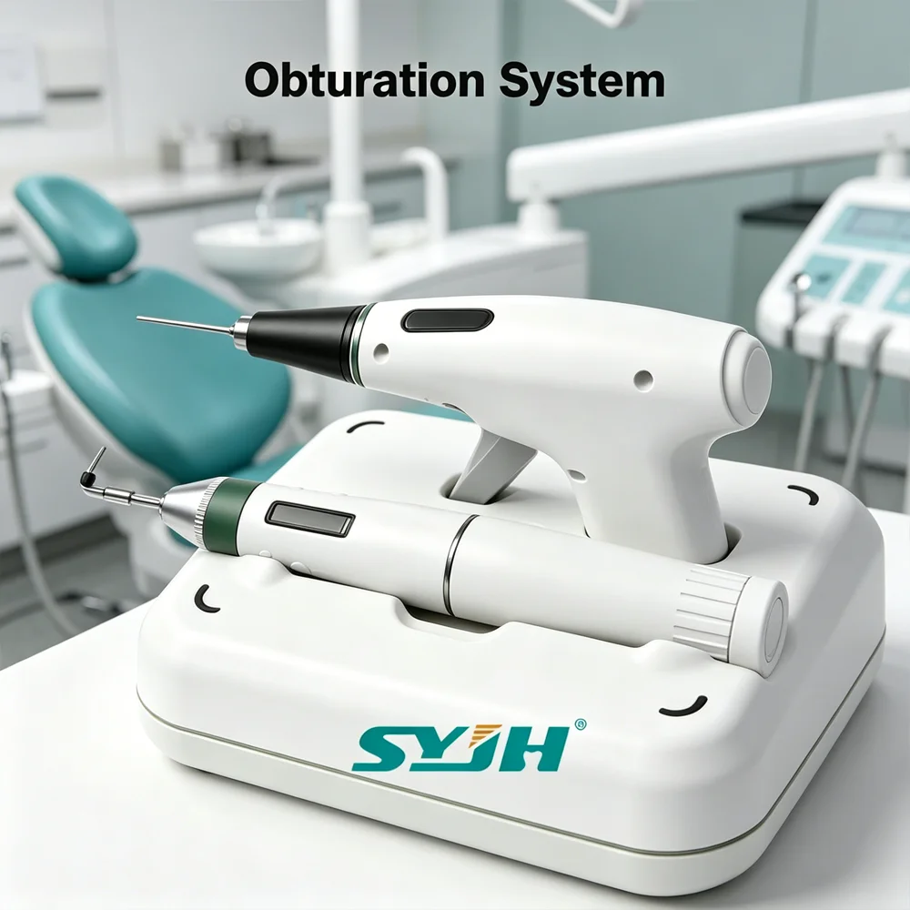 Wireless Dental Hot Melt Root Canal Heated Gun & Pen SYJH Fast-Fill Endodontic Obturation System with Temperature Control