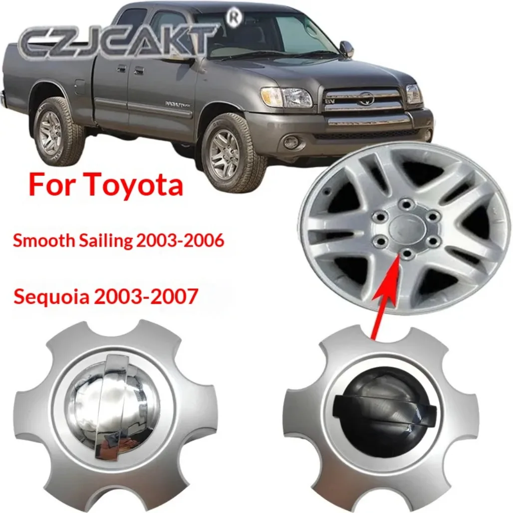 1 Set of 4 Hub Covers for Toyota Transit 2003–2006 and Sequoia 2003–2007