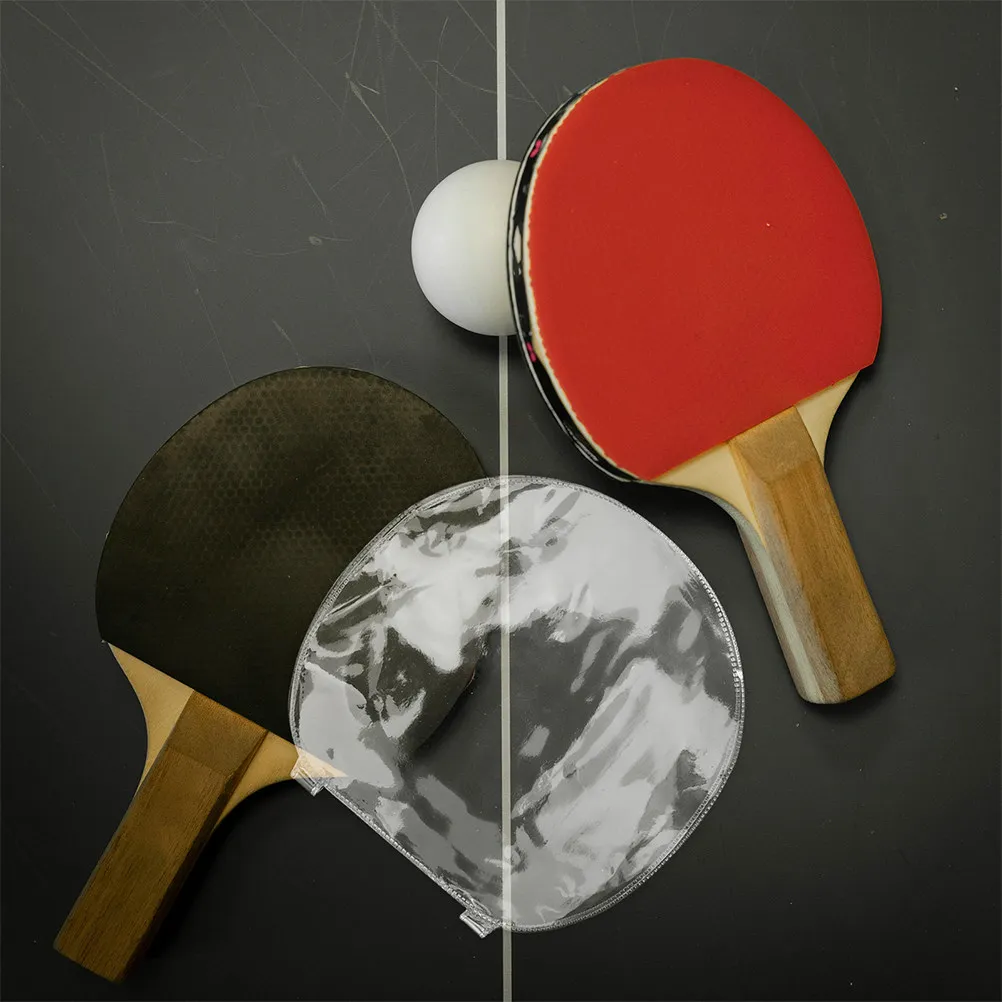 

10Pcs Table Tennis Paddle Protection Film Double-Sided Thick Adhesive Rubber Guard Film for Racket Safety Paddle Rubber