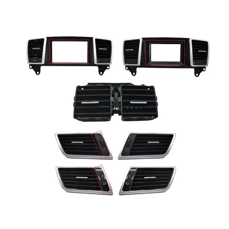 لمرسيدس W166 W292 مكيف هواء للسيارة التيار المتناوب تنفيس مصبغة المخرج الجمعية الكاملة لبنز ML GL GLE GLS الفئة 2012-2019 #3