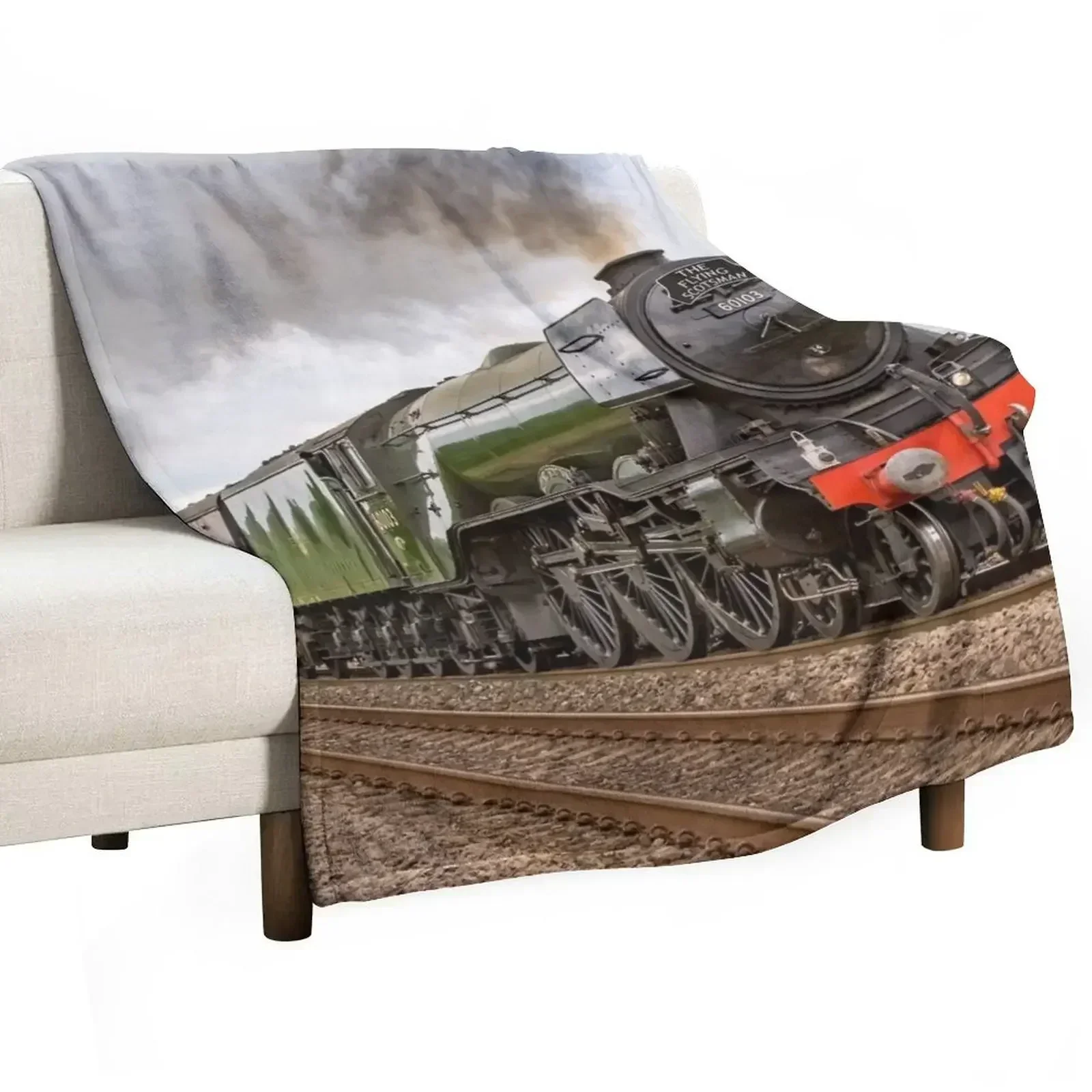 

Flying Scotsman Throw Blanket All Season Soft Lightweight Blanket for Home