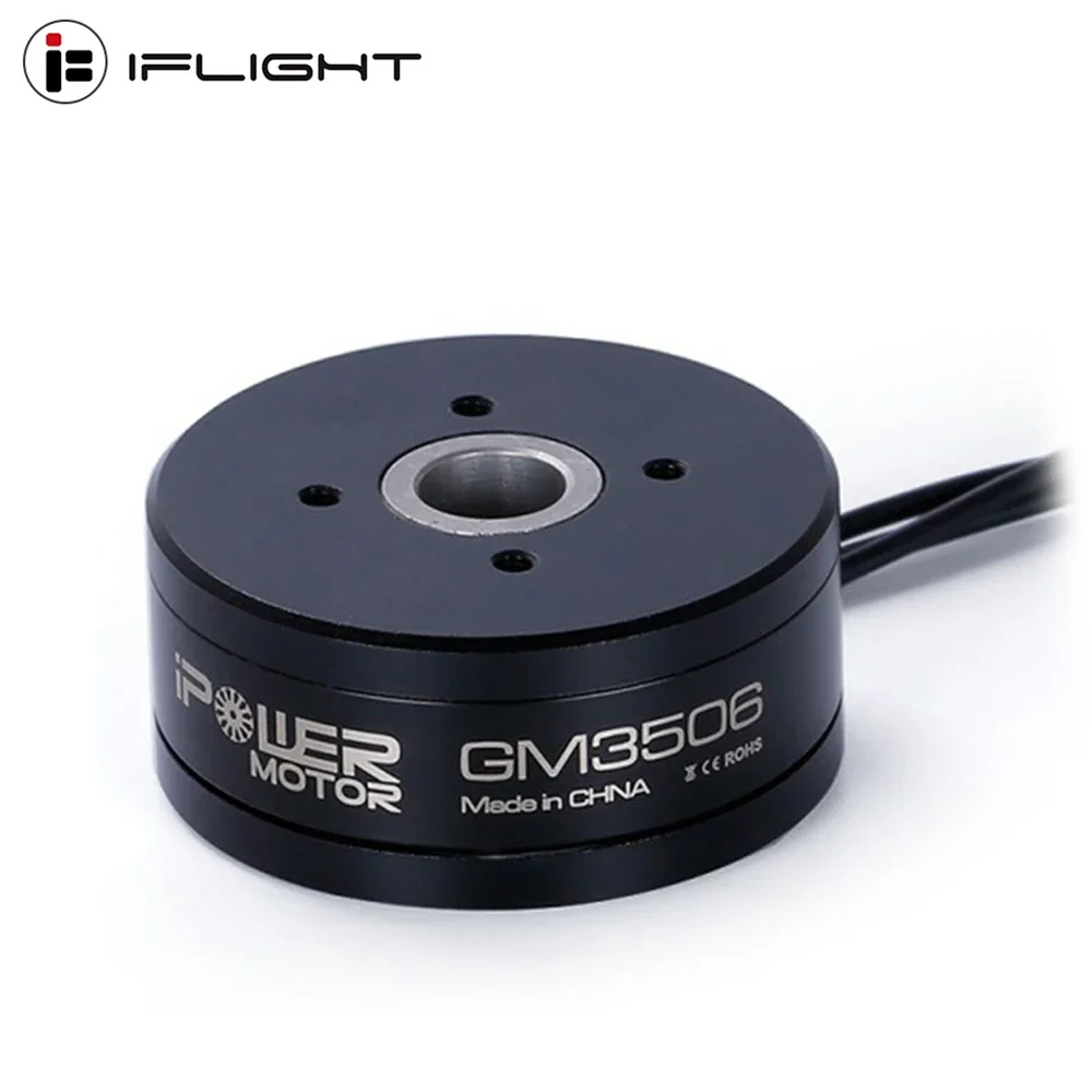 IFlight IPower Motor GM3506 130T With AS5048A Encoder 3506 Hollow shaft Brushless Gimbal Motor for SLR Camera Stabilization