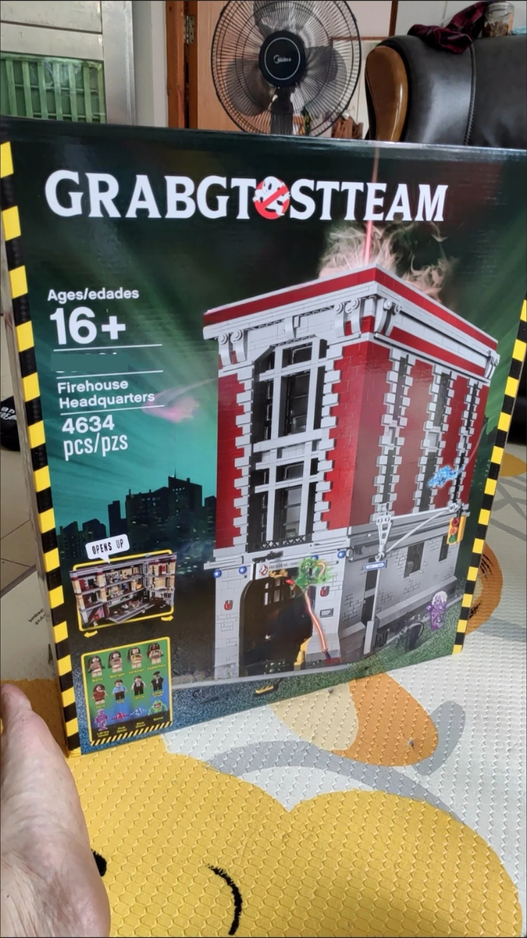 

Original box 4634 PCS Ghostbusters 16001 83001 Headquarters Building Blocks Bricks Kit Compatible 75827 Christmas Birthday Gifts