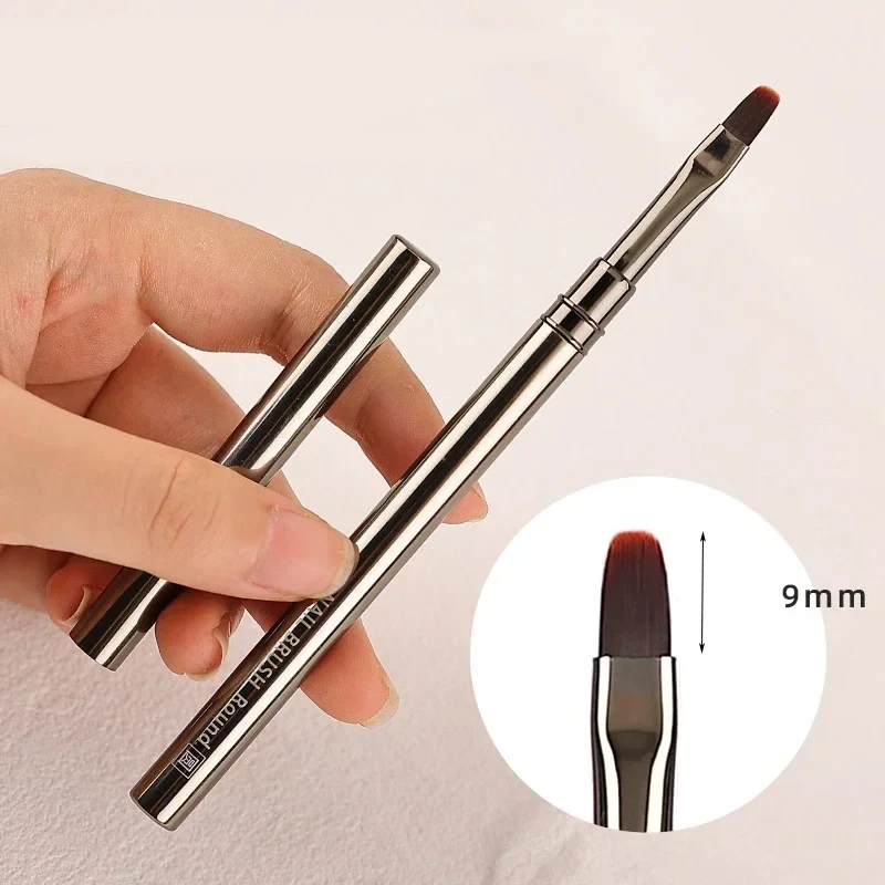 Pincel de Gel UV para manicura profesional, pluma de fototerapia con pegamento para uñas, pincel acrílico para dibujo y pintura, 1 piezas