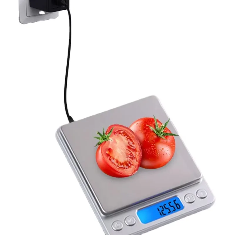 

USB powered digital kitchen scale balance 10kg 1g multi-function food scale