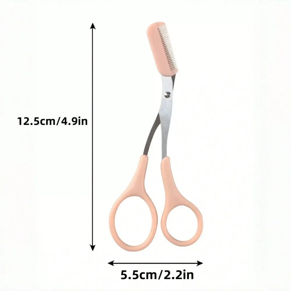 1PC Eyebrow Trimmer Razor – Crescent Shaped Blade, Safe & Precise Eyebrow Shaper for Men & Women, Beginner-Friendly Tool