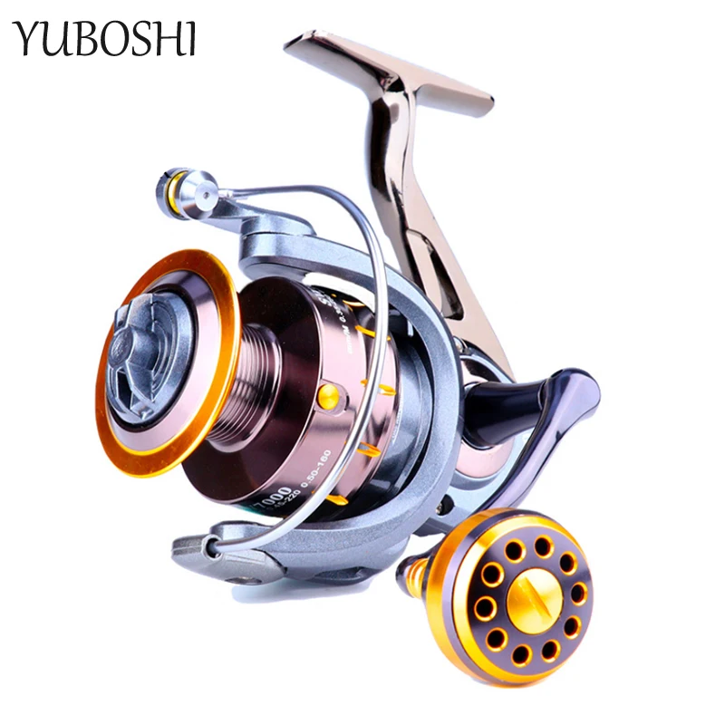 YUBOSHI Metal Rocker 5.0:1/4.7:1 Freshwater/Saltwater Carp Fishing Reel Max Drag 15-18kg Spining Reel Fishing Tackle