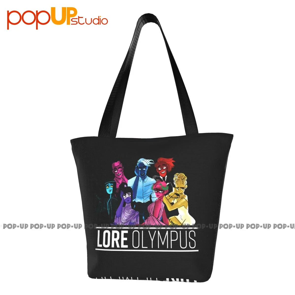 Lore Olympus Lore Olympus Hades Travel Handbags Tote Bag Shopping Bag Eco-Friendly