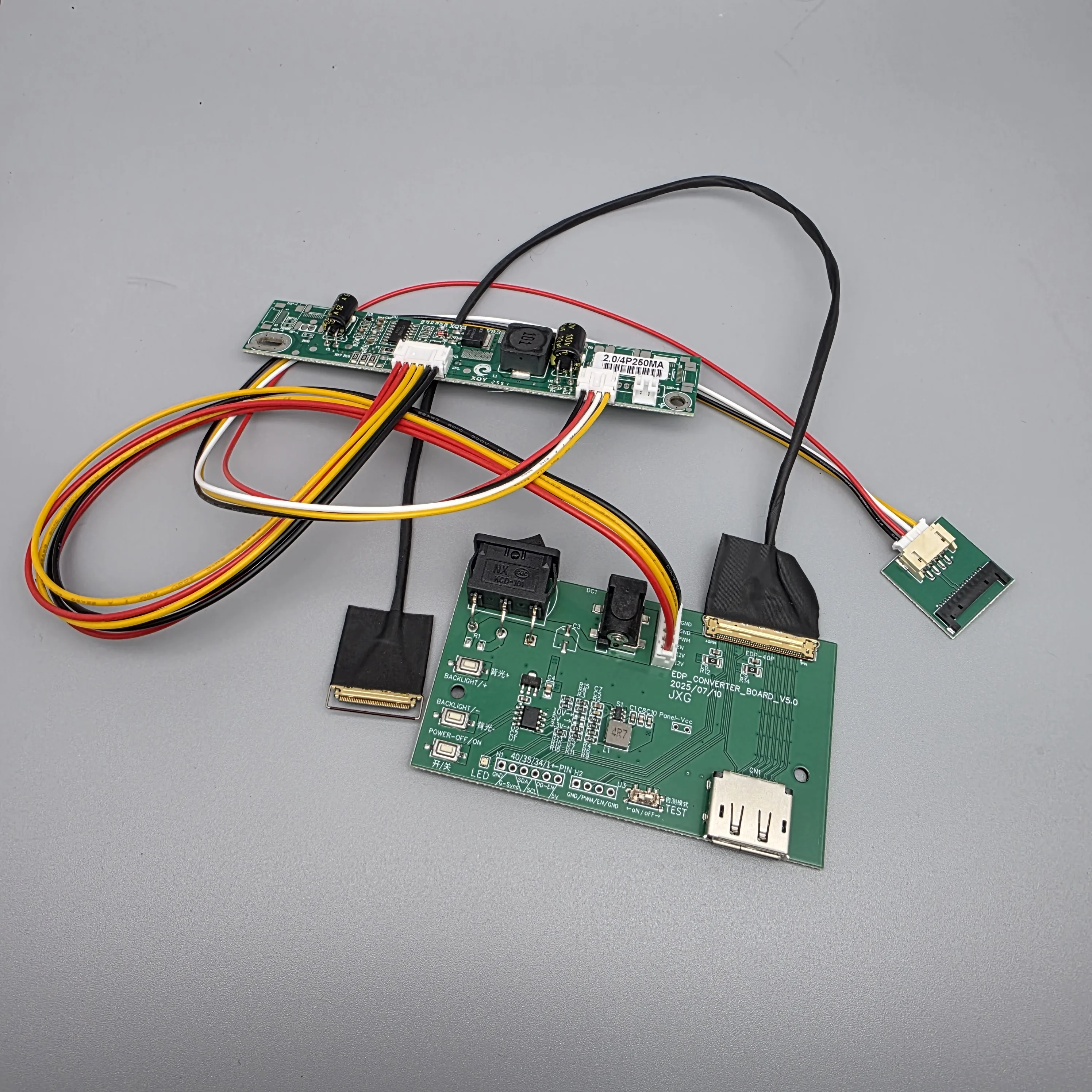 LM235UH1 LCD-Treiberplatine Testplatine 12V Stromversorgung DP-Eingang Display-Bildschirmmodul Treiberzubehör – Detail 2