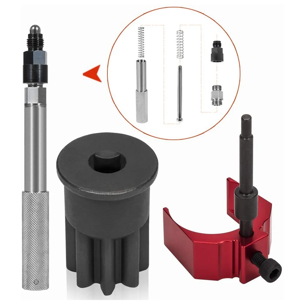 

A82E-For Caterpillar(CAT) 3406E C-15 C-16 TDC Valve/Injection Timing Service Tool Kit-Automatic Timing Lock Pin With Adapter