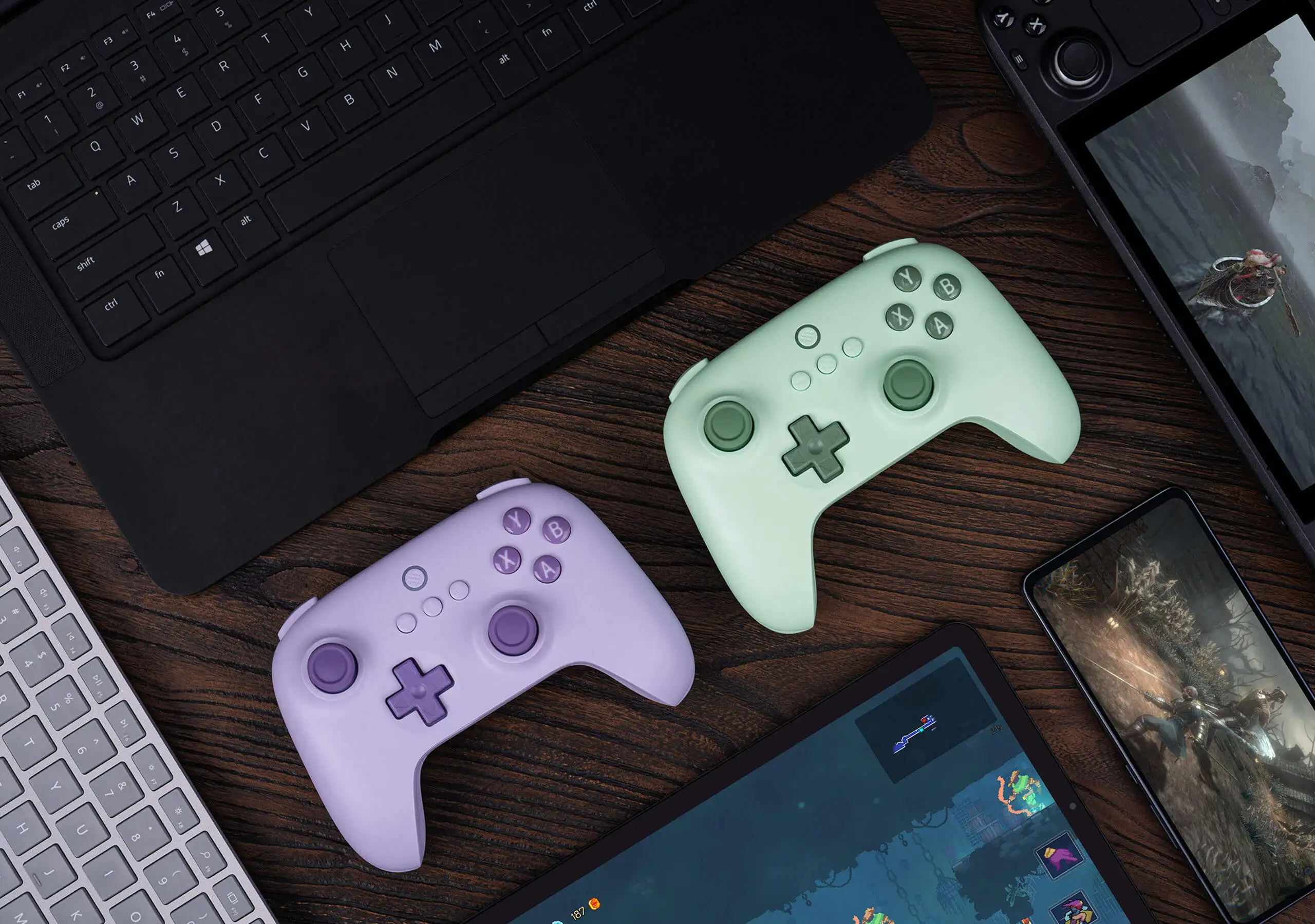 8BitDo Ultimate 2C Wireless 2.4G Gaming Controller Gamepad Joystick für PC Windows 10 11 Steam Deck Raspberry Pi Android – Detail 7