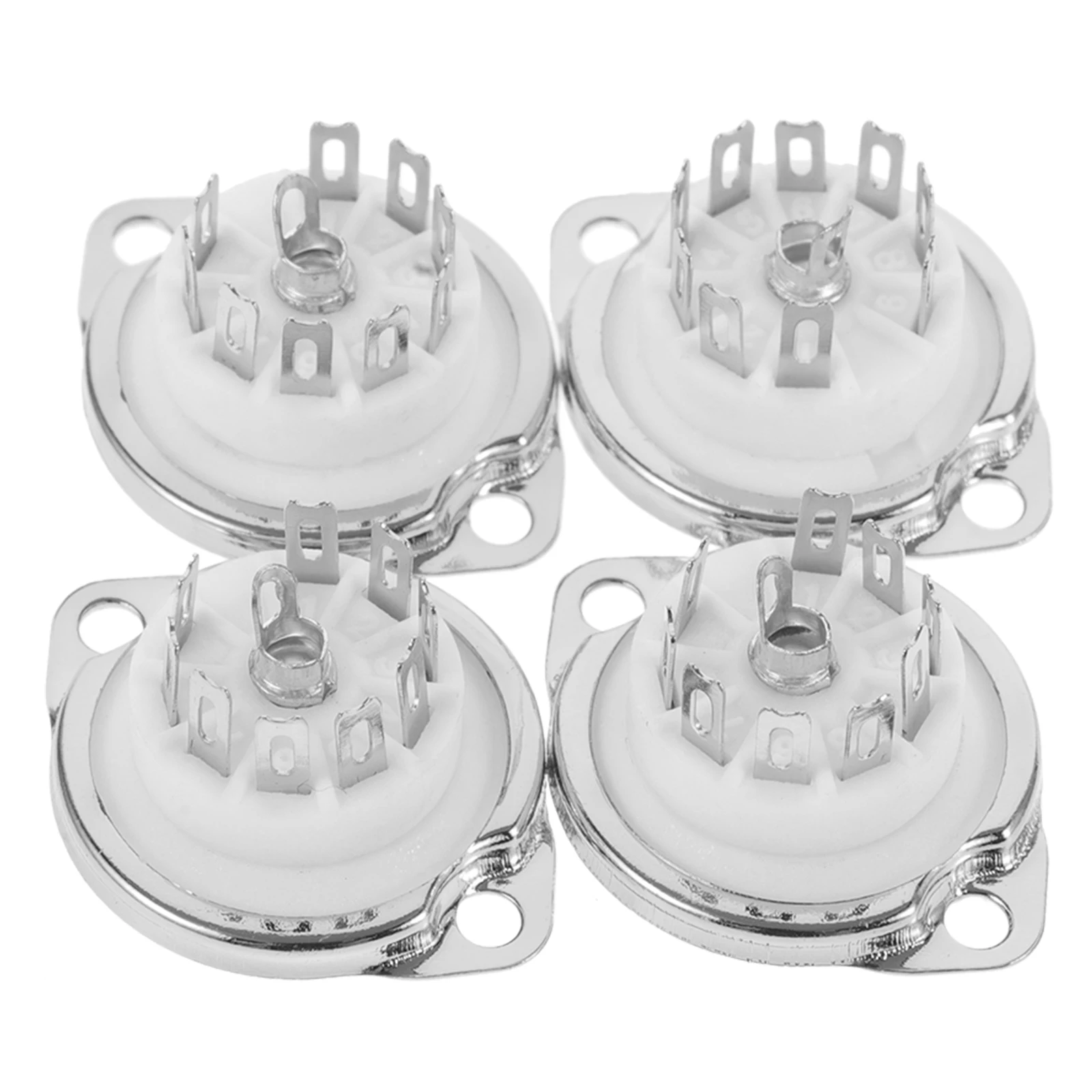 

Equipment Tube Socket Electronic Holder 9-pin Mount Replace Covers Tinned