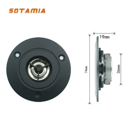 SOTAMIA 2Pcs 3 Inch Tweeter Audio Portable Speaker DIY Hifi Stereo Music Mini Speaker Treble 4 Ohm 10W Titanium Film Loudspeaker