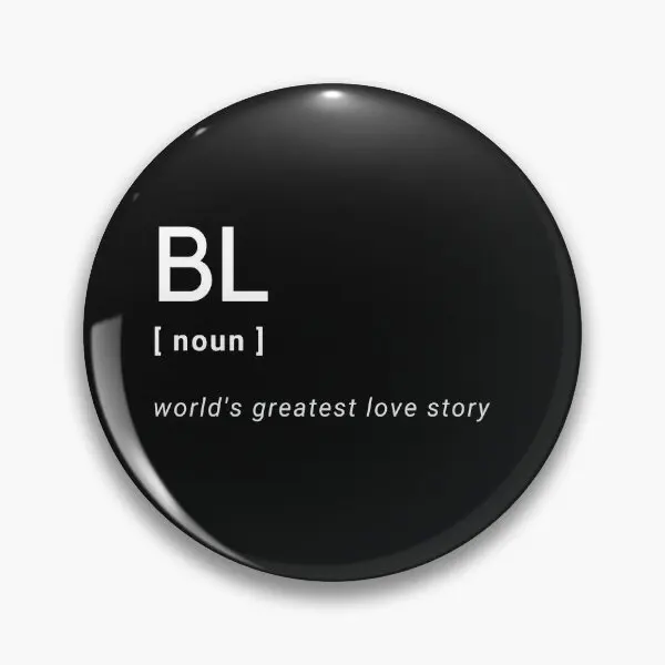 Bl Noun World Is Greatest Love Story  Soft Button Pin Hat Brooch Badge Women Fashion Gift Decor Lapel Pin Cute Cartoon Jewelry