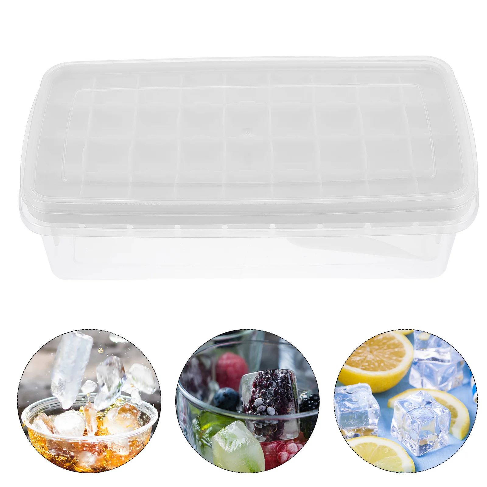 

1Set Ice Cube Molds DIY Trays Creative Maker Tools Food Grade Material Easy Release Stackable Decorative Ice Making Box