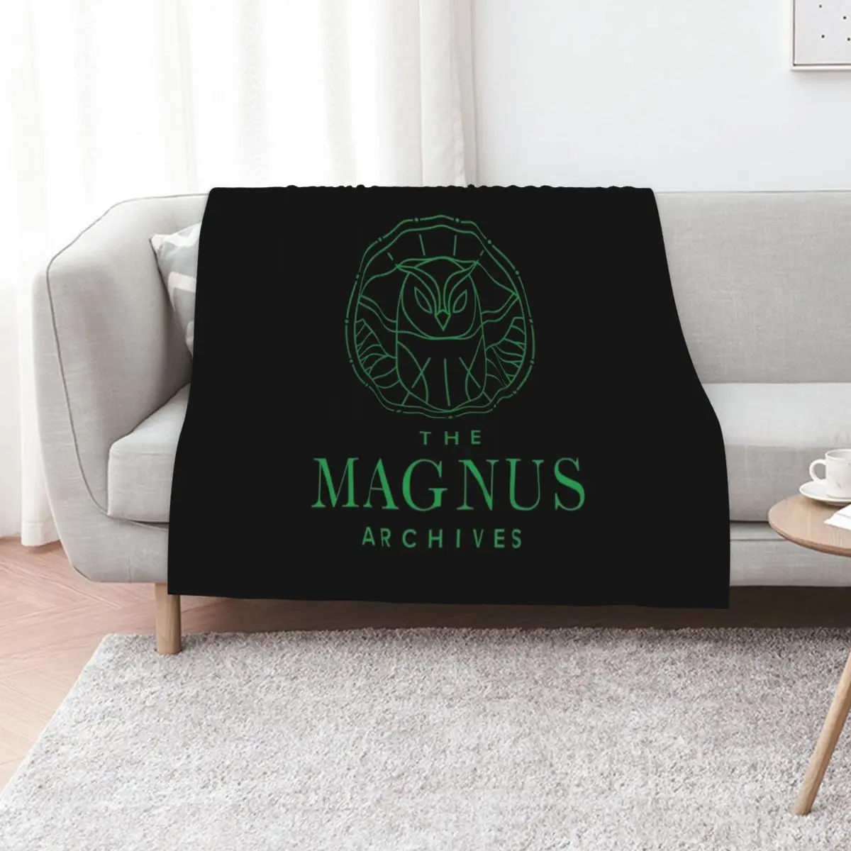 All Seeing Owl Throw Blanket Anti Shedding Soft Fuzzy Blanket for Home
