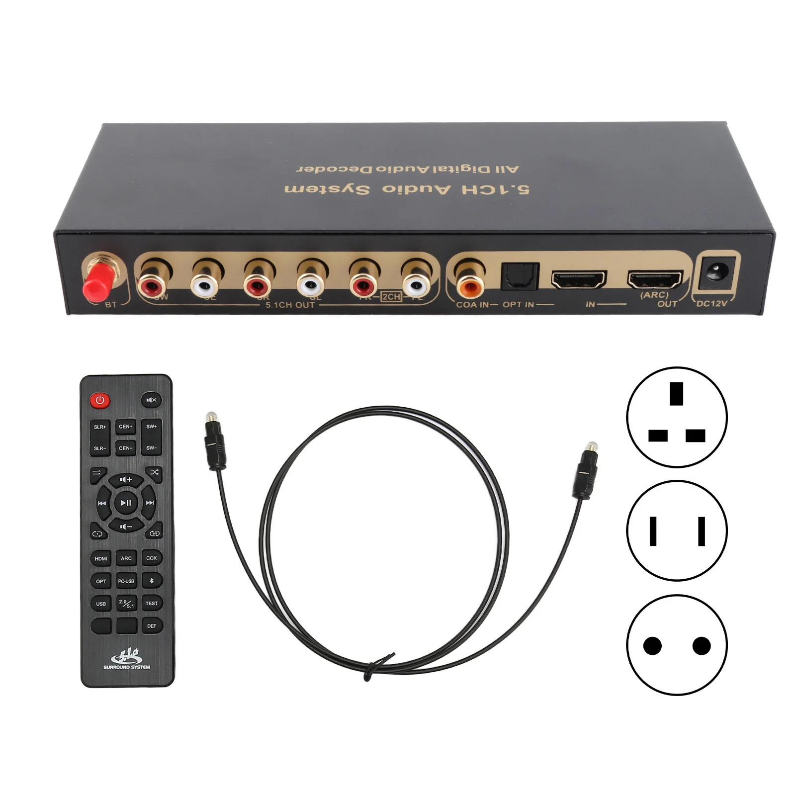 

Мультимедийный интерфейс RH 688X HD, 5.1-канальный декодер звука, цифровой экстрактор-конвертер HD-аудио