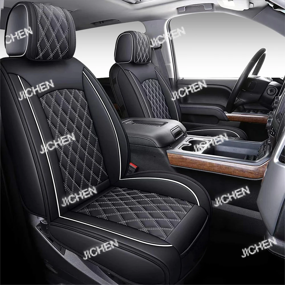 

Suitable For Silverado 1500 Cab Pickup Seat Cover Deluxe Leather Seat Cover