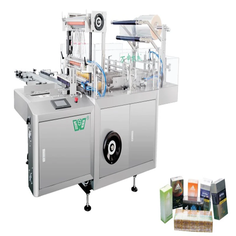 Factory Price side sealing Automatic Cellophane Packing Machine for Playcards/Lipsticks/Toothpaste/blister/soap box