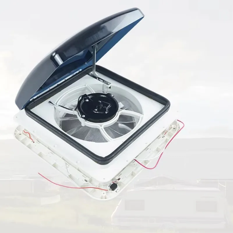 STLF Hot Sale 360*360mm LED Light RV Roof Hatch Camping Accessories China Manufacturer Caravan Skylight Accessory for Car Window